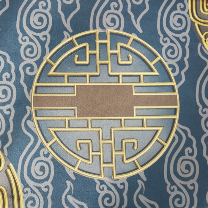 91家纺网 家纺一手货源 找家纺 北辰 2020新款绒面双面印花新中式抱枕 兰福