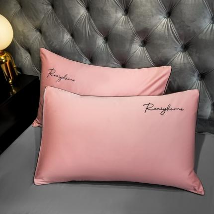 91家纺网 家纺一手货源 找家纺 （总）慕色家纺 2020新款滚边纯棉单枕套