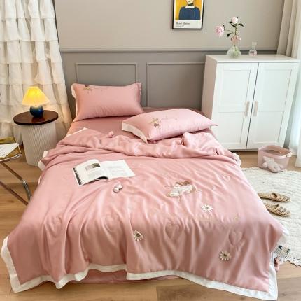 91家纺网 家纺一手货源 找家纺 星野 2020新款60天丝夏被小芭蕾