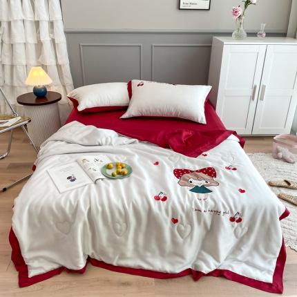 91家纺网 家纺一手货源 找家纺 星野 2020新款60天丝夏被小丸子