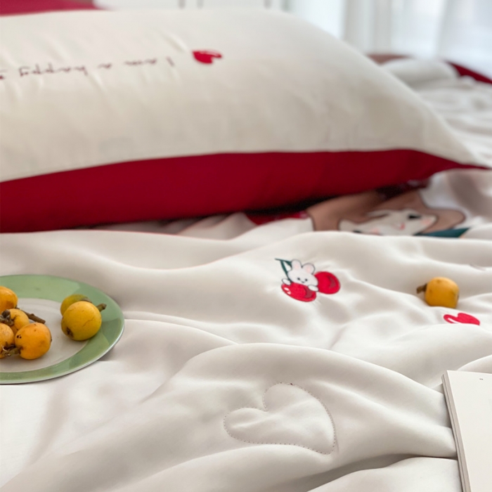 91家纺网 家纺一手货源 找家纺 星野 2020新款60天丝夏被小丸子