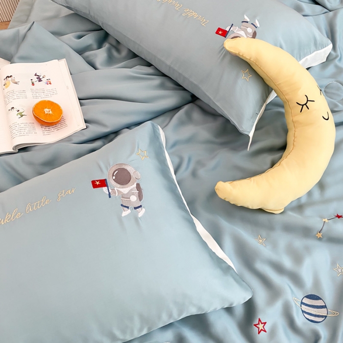 91家纺网 家纺一手货源 找家纺 星野 2020新款60天丝夏被宇航员