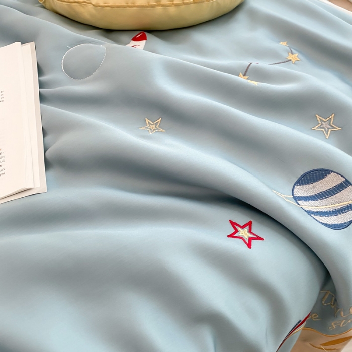 91家纺网 家纺一手货源 找家纺 星野 2020新款60天丝夏被宇航员