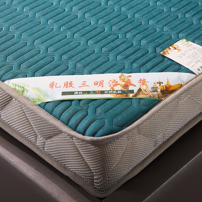 91家纺网 家纺一手货源 找家纺 欣罗兰垫业 2022新款床垫 墨绿