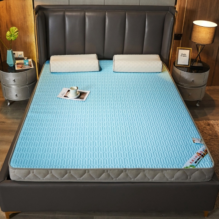 91家纺网 家纺一手货源 找家纺 欣罗兰垫业 2022新款床垫 石青