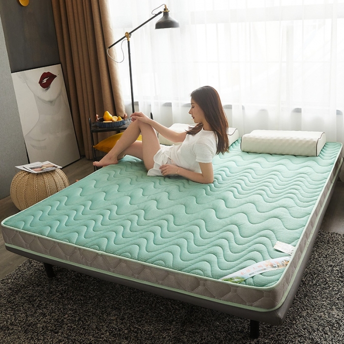 91家纺网 家纺一手货源 找家纺 欣罗兰垫业 2022新款床垫 碧水青