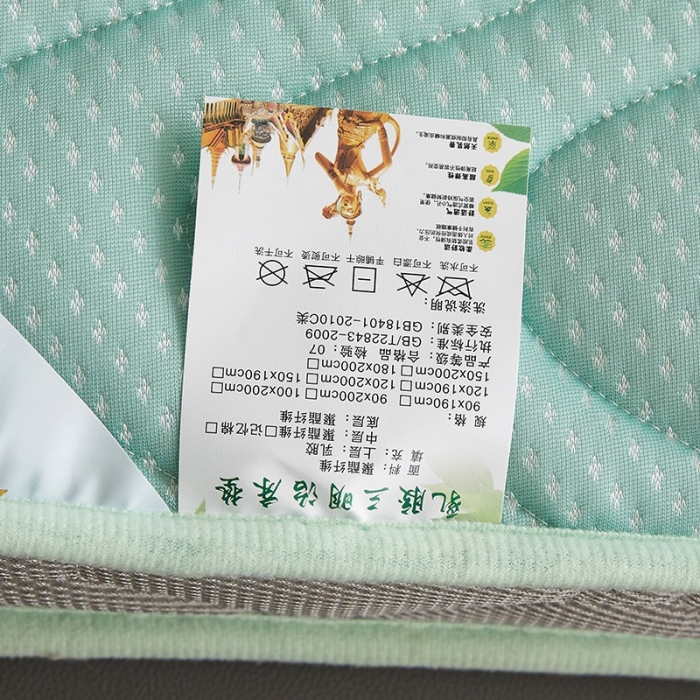 91家纺网 家纺一手货源 找家纺 欣罗兰垫业 2022新款床垫 碧水青