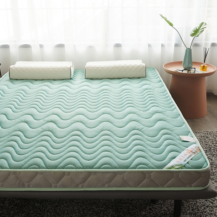 91家纺网 家纺一手货源 找家纺 欣罗兰垫业 2022新款床垫 碧水青