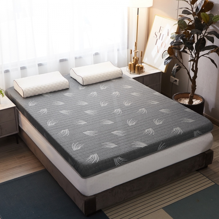 91家纺网 家纺一手货源 找家纺 欣罗兰垫业 2022新款床垫 繁茂灰