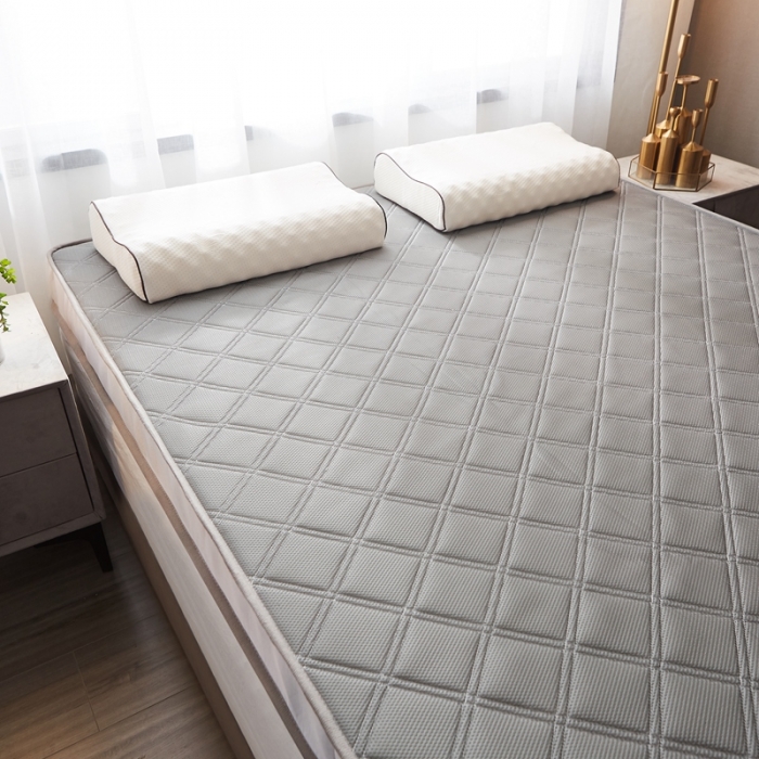 91家纺网 家纺一手货源 找家纺 欣罗兰垫业 2022新款床垫 斜纹灰