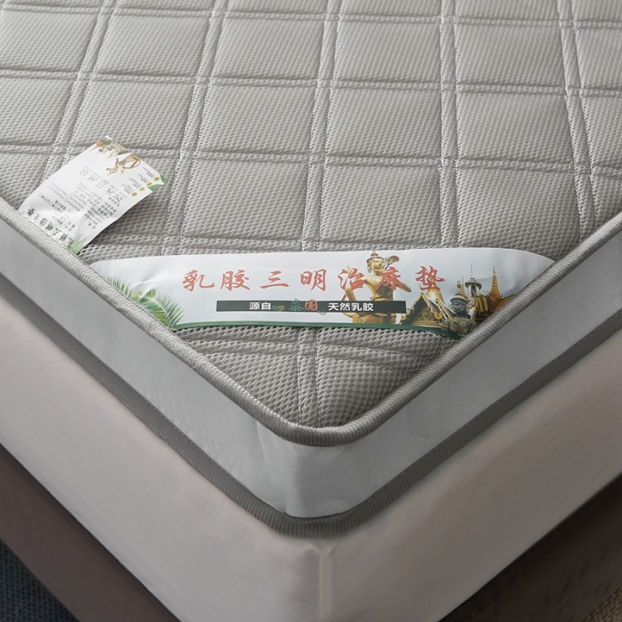 91家纺网 家纺一手货源 找家纺 欣罗兰垫业 2022新款床垫 斜纹灰