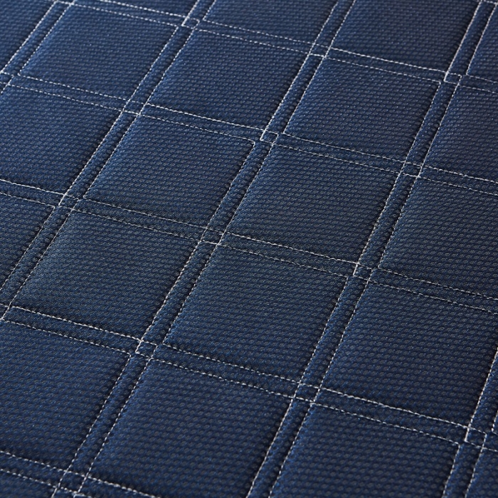 91家纺网 家纺一手货源 找家纺 欣罗兰垫业 2022新款床垫 斜纹蓝