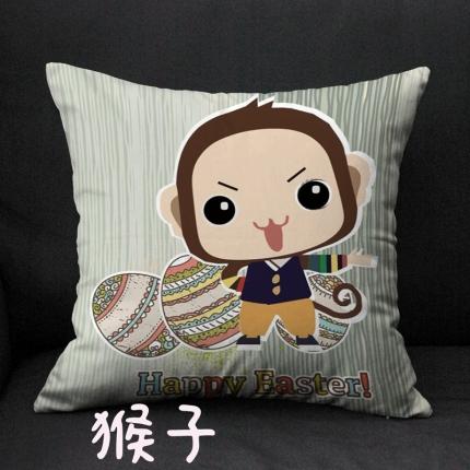 91家纺网 家纺一手货源 找家纺 （总）煌朝2020新款免费定制卡通抱枕靠垫短毛绒绒布赠品抱枕（随机拿货）