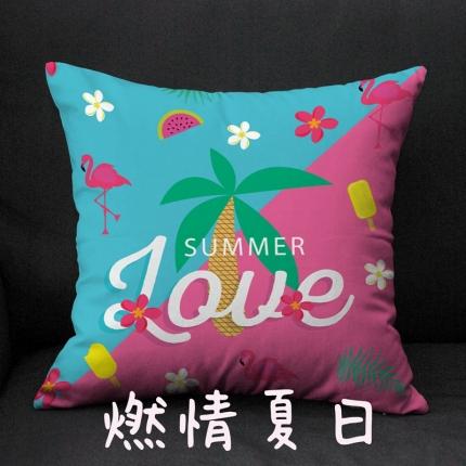 91家纺网 家纺一手货源 找家纺 （总）煌朝2020新款免费定制卡通抱枕靠垫短毛绒绒布赠品抱枕（随机拿货）