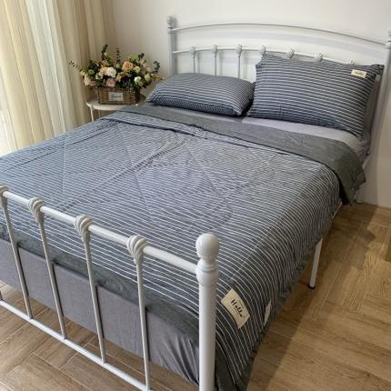 91家纺网 家纺一手货源 找家纺 (总）久典家居 2020新款色织水洗棉夏被