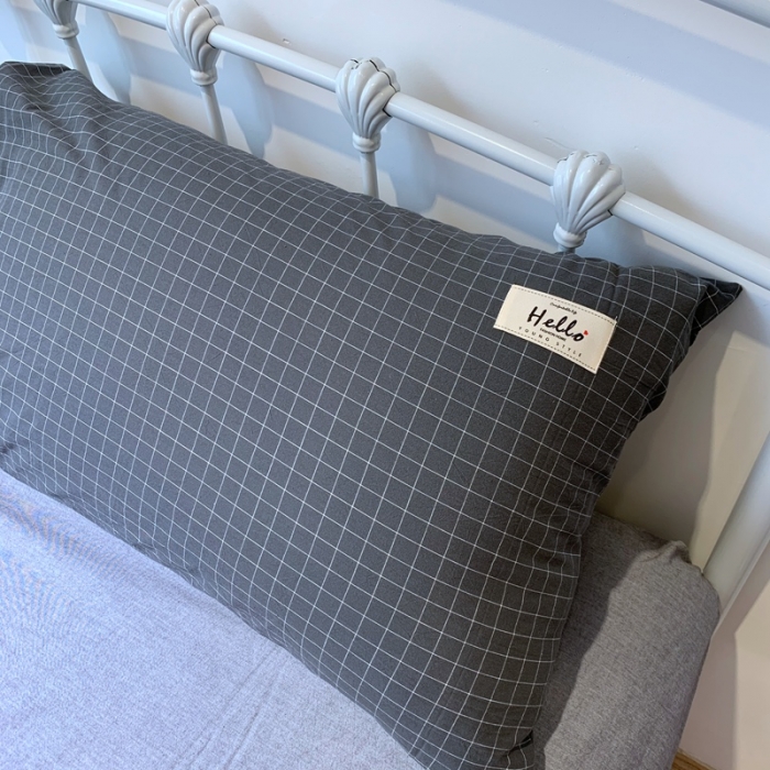 91家纺网 家纺一手货源 找家纺 久典家居 2020新款色织水洗棉夏被 深灰格（B版深灰）