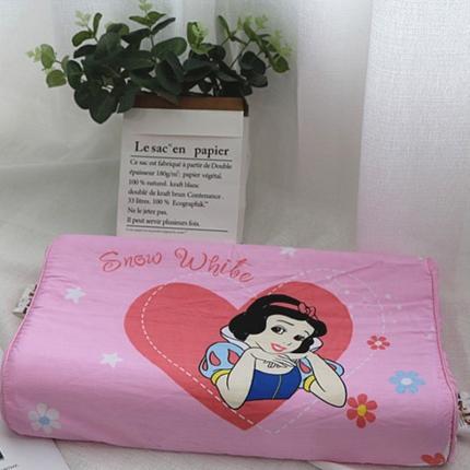 91家纺网 家纺一手货源 找家纺 佳梦达2020新款儿童全棉定位仿乳胶枕27*44cm白雪公主粉