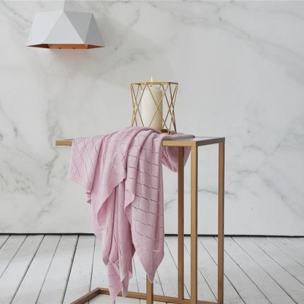 91家纺网 家纺一手货源 找家纺 （总）暖绵绵 儿童菱格竹纤维针织毯子线毯（迈达斯001款）