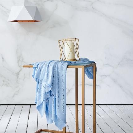 91家纺网 家纺一手货源 找家纺 （总）暖绵绵 儿童菱格竹纤维针织毯子线毯（迈达斯001款）