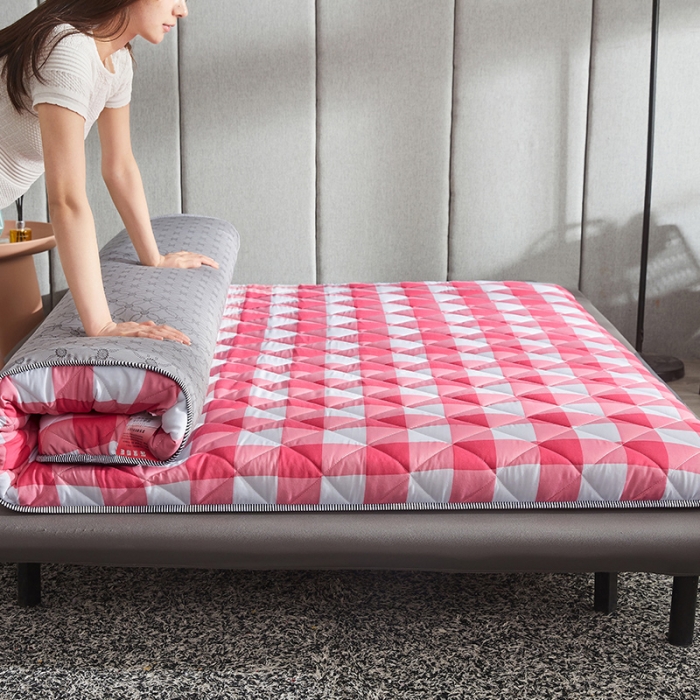 91家纺网 家纺一手货源 找家纺 （总）欣罗兰 2022新款纯色单边磨毛床垫