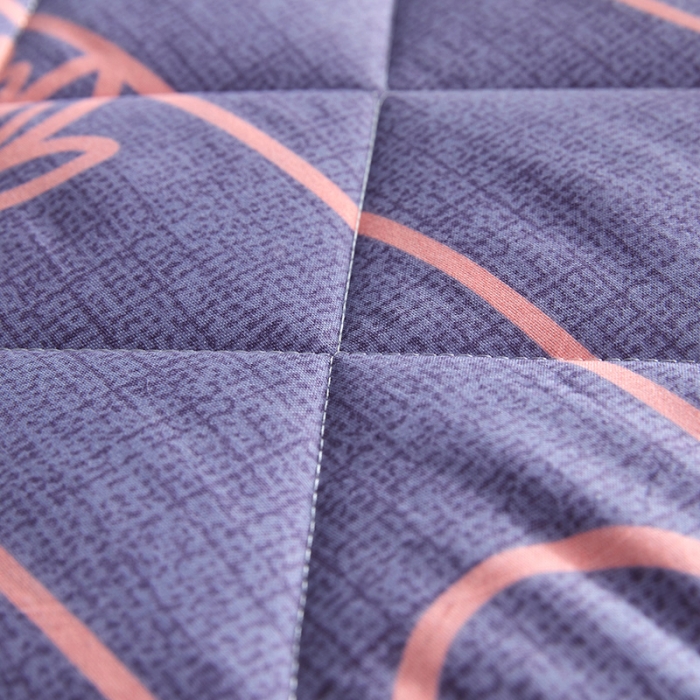 91家纺网 家纺一手货源 找家纺 欣罗兰 2022新款纯色单边磨毛床垫 和弦