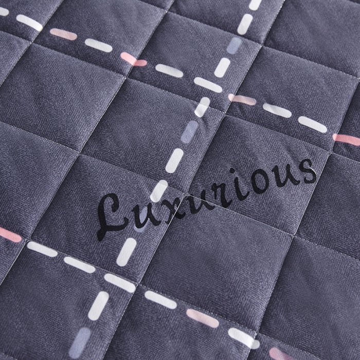 91家纺网 家纺一手货源 找家纺 欣罗兰 2022新款纯色单边磨毛床垫 简爱