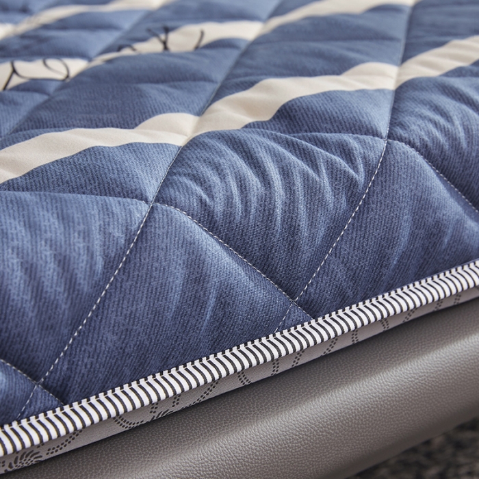 91家纺网 家纺一手货源 找家纺 欣罗兰 2022新款纯色单边磨毛床垫 拾光