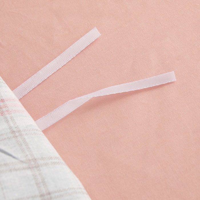 91家纺网 家纺一手货源 找家纺 一米阳光 2020新款格子系列单被套抹茶绿