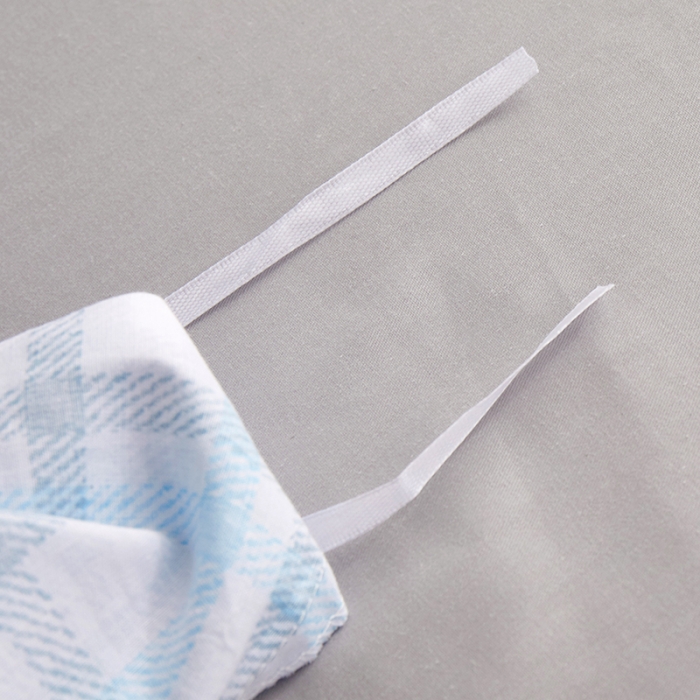 91家纺网 家纺一手货源 找家纺 一米阳光 2020新款格子系列单被套清澈蓝