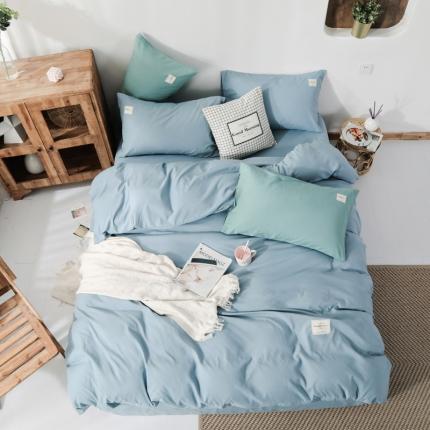 91家纺网 家纺一手货源 找家纺 （总） 米粒 2020新款纯色磨毛四件套