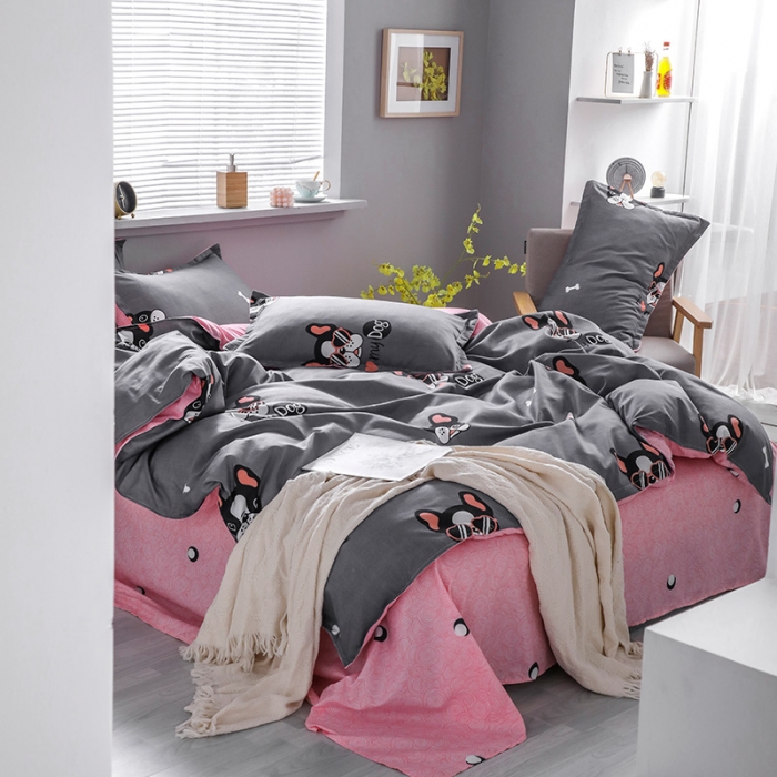 91家纺网 家纺一手货源 找家纺 （总） 米粒 2021新款芦荟棉套件