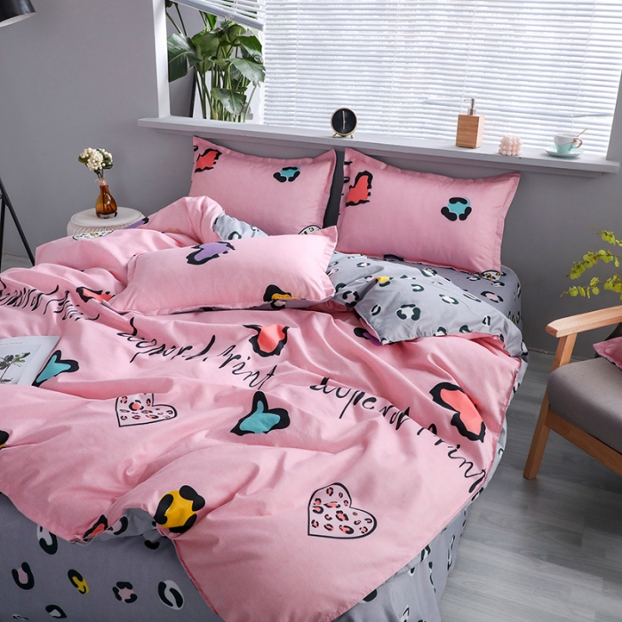 91家纺网 家纺一手货源 找家纺 米粒 2021新款芦荟棉套件 菲妮尔