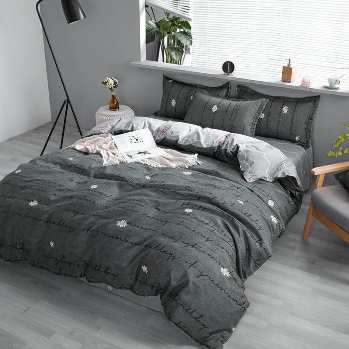 91家纺网 家纺一手货源 找家纺 米粒 2021新款芦荟棉套件 罗菲亚