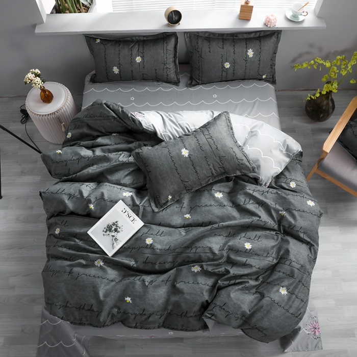 91家纺网 家纺一手货源 找家纺 米粒 2021新款芦荟棉套件 罗菲亚