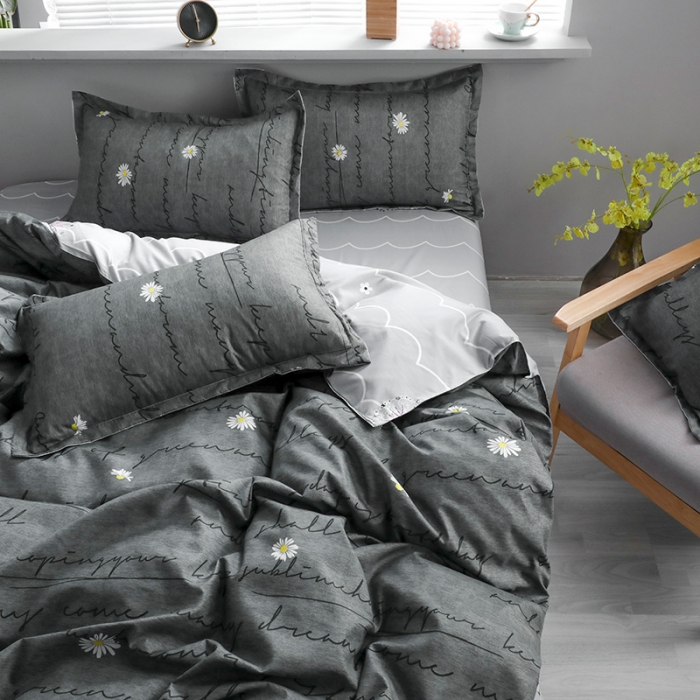 91家纺网 家纺一手货源 找家纺 米粒 2021新款芦荟棉套件 罗菲亚