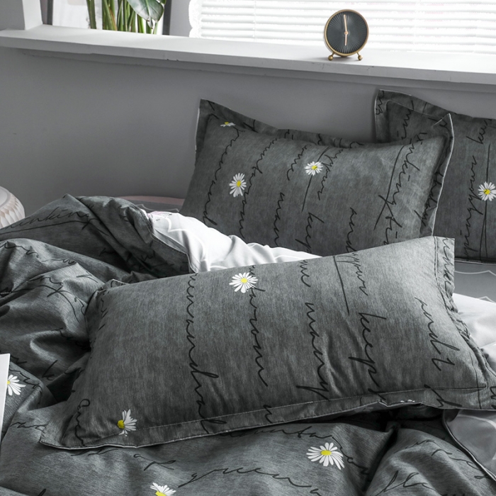 91家纺网 家纺一手货源 找家纺 米粒 2021新款芦荟棉套件 罗菲亚