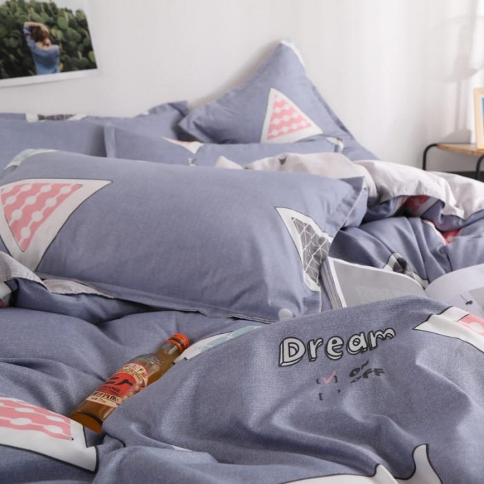 91家纺网 家纺一手货源 找家纺 米粒 芦荟棉四件套 七彩魔方