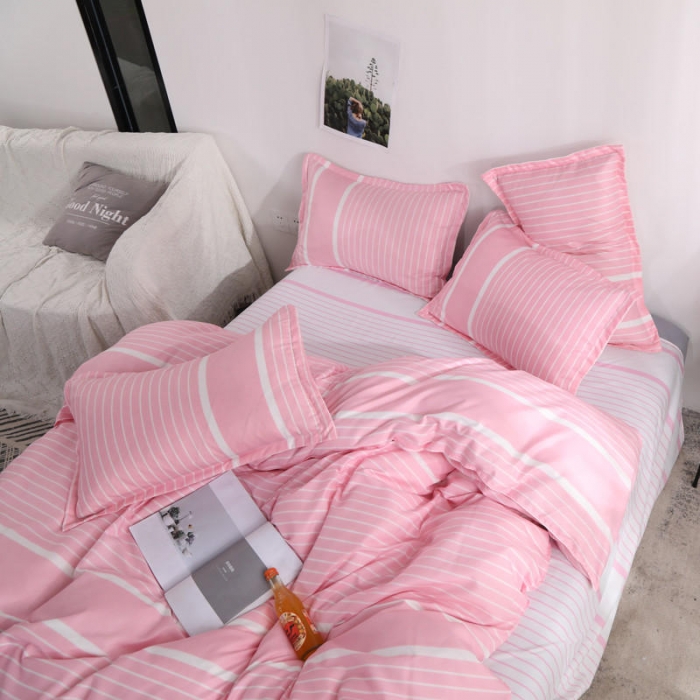 91家纺网 家纺一手货源 找家纺 米粒 芦荟棉四件套 茹初