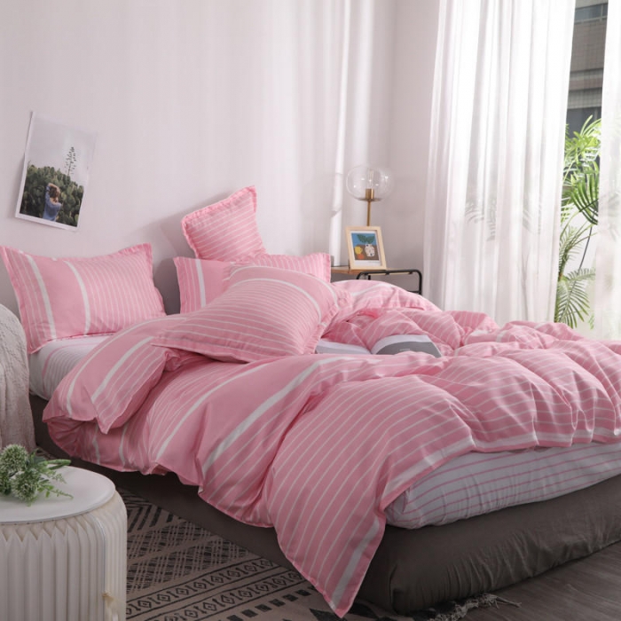 91家纺网 家纺一手货源 找家纺 米粒 芦荟棉四件套 茹初