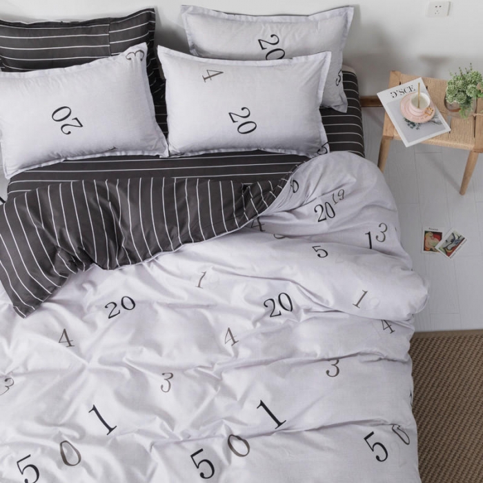 91家纺网 家纺一手货源 找家纺 米粒 芦荟棉四件套 数字宝贝