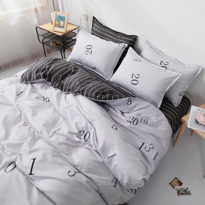 91家纺网 家纺一手货源 找家纺 米粒 芦荟棉四件套 数字宝贝