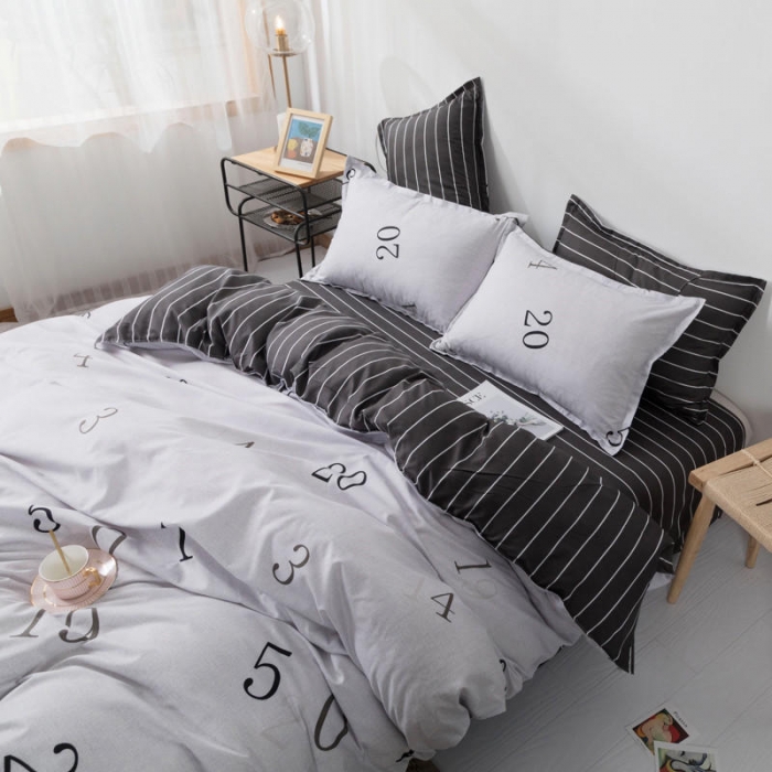 91家纺网 家纺一手货源 找家纺 米粒 芦荟棉四件套 数字宝贝