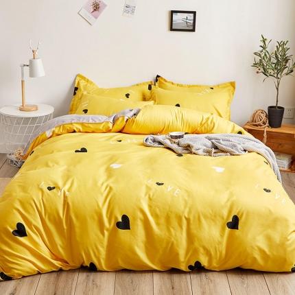 91家纺网 家纺一手货源 找家纺 米粒 芦荟棉四件套 甜蜜风姿