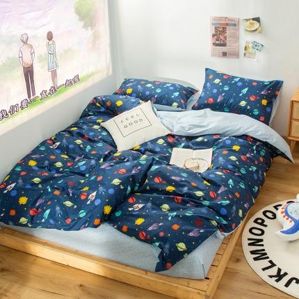 91家纺网 家纺一手货源 找家纺 （总）感遇 2020新款ins全棉简约北欧风单被套