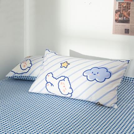 （总）感遇 2020新款ins全棉简约北欧风单枕套一只