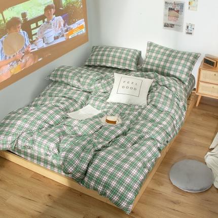 感遇 2020新款ins全棉简约北欧风单被套 原野