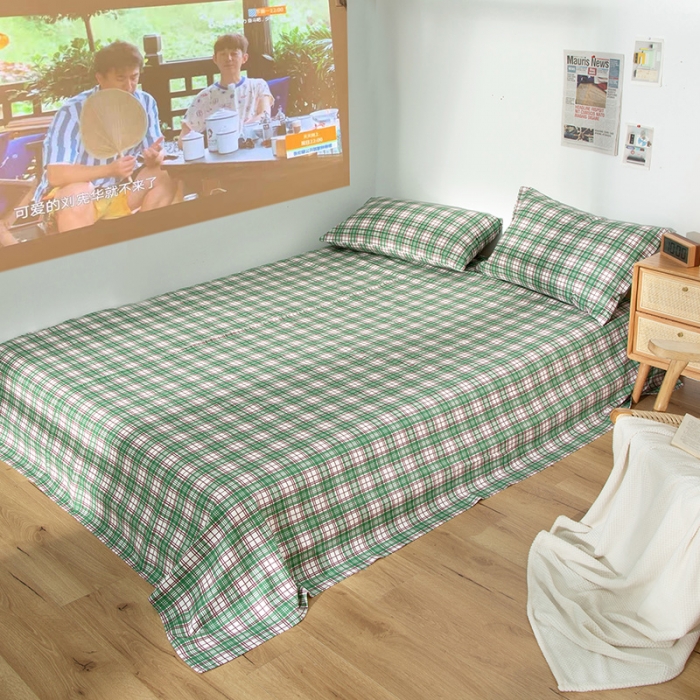 91家纺网 家纺一手货源 找家纺 感遇 2020新款ins全棉简约北欧风单被套 原野