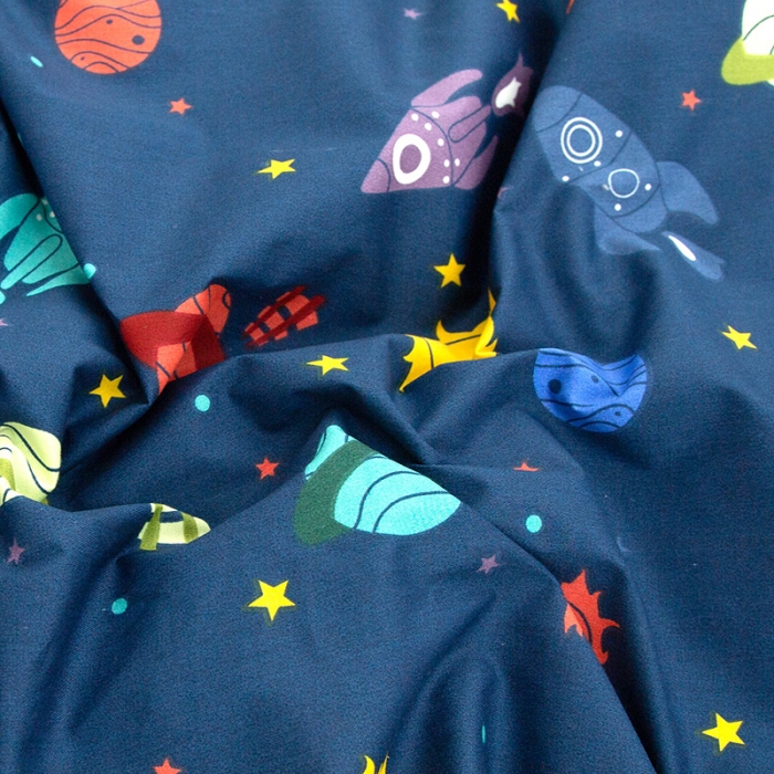 91家纺网 家纺一手货源 找家纺 感遇 2020新款ins全棉简约北欧风单床单太空探险