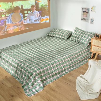 感遇 2020新款ins全棉简约北欧风单床单原野