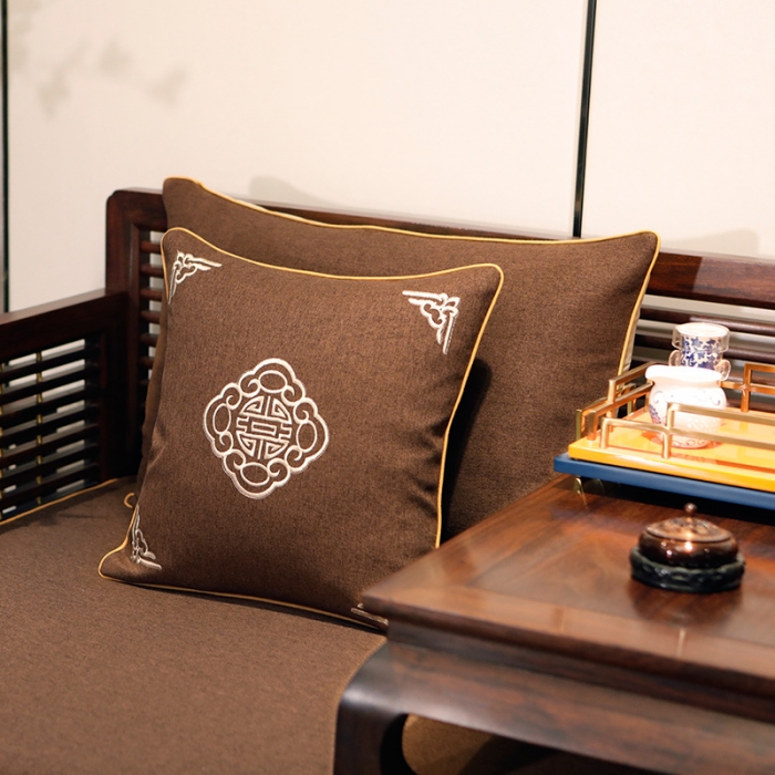 91家纺网 家纺一手货源 找家纺 美优兰 2020新中式沙发垫 沙发垫没有现货 平织咖